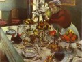 Dinner Table 1897 Henri Matisse impressionistisches Stillleben